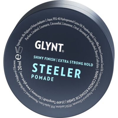 Glynt Glynt Steeler Pomade - Strong Hold Water-Based Hair Wax - 20ml Glynt Glynt Steeler Pomade - Strong Hold Water-Based Hair Wax - 20ml