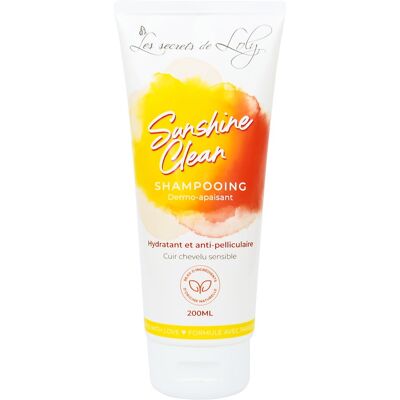 Les Secrets De Loly Sunshine Clean Sensitive Scalp Shampoo - Vegan - Cruelty free - Suitable for curly, kinky, coily, and wavy hair - 200ml Les Secrets De Loly Sunshine Clean Sensitive Scalp Shampoo - Vegan - Cruelty free - Suitable for curly, kinky, coily, and wavy hair - 200ml