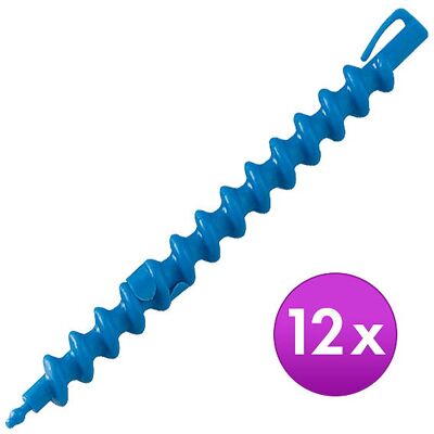 Pro Pack of 12 Spiral Curlers Ø 7 mm - Curlers Pro Pack of 12 Spiral Curlers Ø 7 mm - Curlers