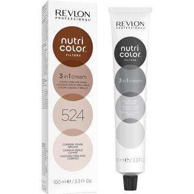 Revlon Professional Nutri Color Filter Tube 524 Hellbraun Irisé Kupfer 100 ml Revlon Professional Nutri Color Filter Tube 524 Hellbraun Irisé Kupfer 100 ml