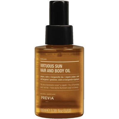 PREVIA Virtuous Sun Hair and Body Oil 100 ml PREVIA Virtuous Sun Hair and Body Oil 100 ml