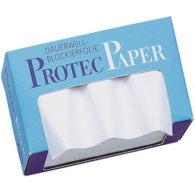 Protec Paper Dauerwellblockierfolie - Thin, Biodegradable, 1000 Sheets Protec Paper Dauerwellblockierfolie - Thin, Biodegradable, 1000 Sheets