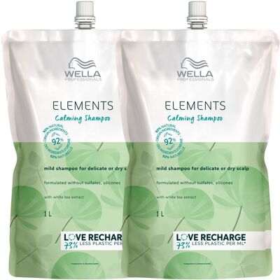 Wella Elements Calming Shampoo Refill Set Wella Elements Calming Shampoo Refill Set