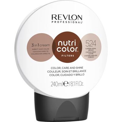 Revlon Nutri Color Coppery Pearl Brown - Hair Colour Mask Revlon Nutri Color Coppery Pearl Brown - Hair Colour Mask
