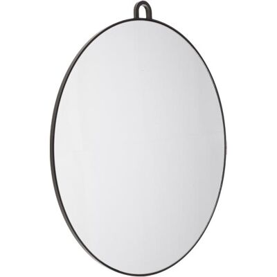 Efalock Black Slim Mirror - Compact Wall Mirror Efalock Black Slim Mirror - Compact Wall Mirror