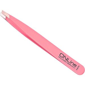 Pink Stainless Steel Tweezers - Precise Plucking - 9.5cm Pink Stainless Steel Tweezers - Precise Plucking - 9.5cm