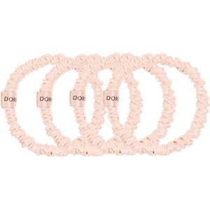 Dore & Rose Silk Scrunchie Set 4 Stück 1 cm Champagne Dore & Rose Silk Scrunchie Set 4 Stück 1 cm Champagne