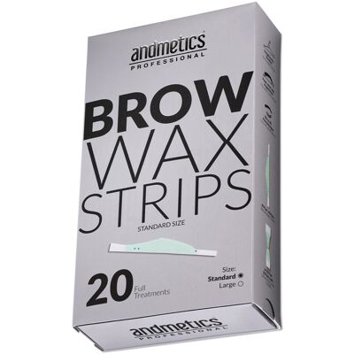 andmetics professional Brow Wax Strips Standard 20 Stück andmetics professional Brow Wax Strips Standard 20 Stück
