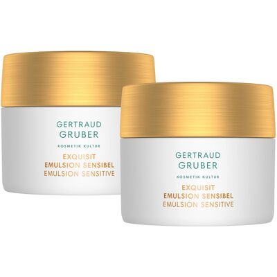 GERTRAUD GRUBER GERTRAUD GRUBER EXQUISIT Emulsion sensibel Duo 2 x 50 ml GERTRAUD GRUBER GERTRAUD GRUBER EXQUISIT Emulsion sensibel Duo 2 x 50 ml