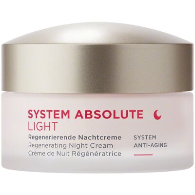 ANNEMARIE BÖRLIND SYSTEM ABSOLUTE SYSTEM ANTI-AGING Regenerating Night Cream Light 50 ml ANNEMARIE BÖRLIND SYSTEM ABSOLUTE SYSTEM ANTI-AGING Regenerating Night Cream Light 50 ml