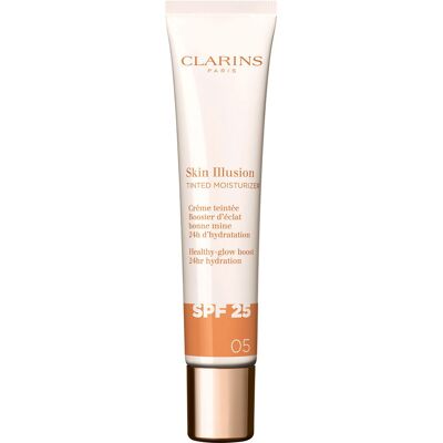 Clarins Skin Illusion Tinted Moisturizer SPF 25 05 40 ml Clarins Skin Illusion Tinted Moisturizer SPF 25 05 40 ml