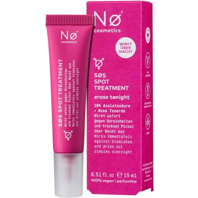 Nø Cosmetics erase tønight SØS Spot Treatment 15 ml Nø Cosmetics erase tønight SØS Spot Treatment 15 ml