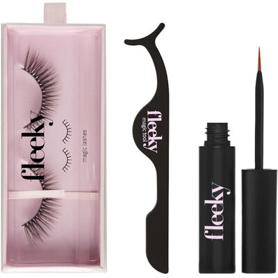 Fleeky Magic Lashes Kit - False Eyelashes with Glue & Applicator - #01 Fleeky Magic Lashes Kit - False Eyelashes with Glue & Applicator - #01