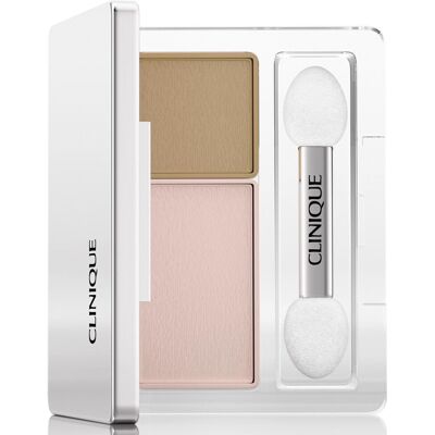 Clinique All About Shadow Duo 17 Seashell Pink Fawn Satin Shimmer 2,2 g Clinique All About Shadow Duo 17 Seashell Pink Fawn Satin Shimmer 2,2 g