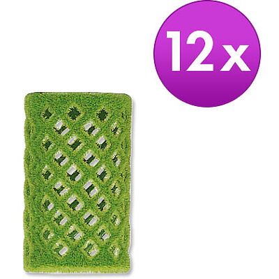 Generic Green Curlers - 24 mm - 12 pcs Generic Green Curlers - 24 mm - 12 pcs