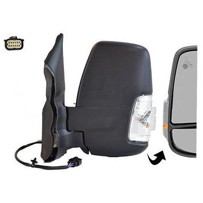VAN WEZEL 1992827 - Electric Heated Convex Short Arm - Rearview Mirror VAN WEZEL 1992827 - Electric Heated Convex Short Arm - Rearview Mirror