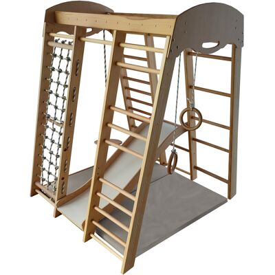Monkey Gym Indoor wooden climbing frames Mammoth Light - wooden Monkey Gym Indoor wooden climbing frames Mammoth Light - wooden