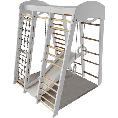 Monkey Gym Indoor wooden climbing frames Mammoth Light - white Monkey Gym Indoor wooden climbing frames Mammoth Light - white