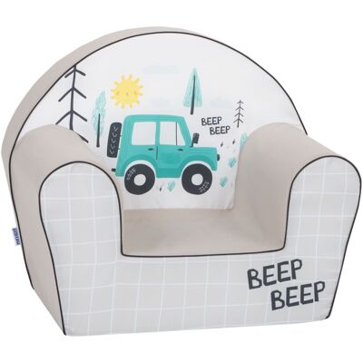 Monkey Gym soft kids’ armchair - toy car Monkey Gym soft kids’ armchair - toy car