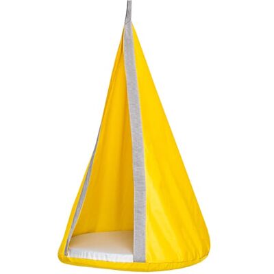 Monkey Gym garden hanging cocoon chair Comet - yellow Monkey Gym garden hanging cocoon chair Comet - yellow