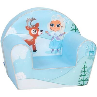 Monkey Gym soft kids’ armchair Princess - snow queen Monkey Gym soft kids’ armchair Princess - snow queen
