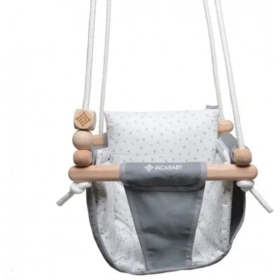 Monkey Gym Toddler Swing Grey - stars Monkey Gym Toddler Swing Grey - stars