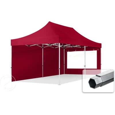 TOOLPORT 3x6m PES 800 Pop Up Gazebo PROFESSIONAL Aluminium 40 mm - Garden & Events TOOLPORT 3x6m PES 800 Pop Up Gazebo PROFESSIONAL Aluminium 40 mm - Garden & Events