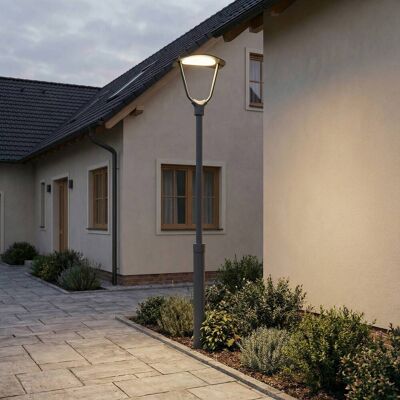 Lucande Tarasu LED outdoor light, grey, 250 cm, aluminium, IP65, Alu / grey / zinc, Aluminium, Modern, Post Light Lucande Tarasu LED outdoor light, grey, 250 cm, aluminium, IP65, Alu / grey / zinc, Aluminium, Modern, Post Light