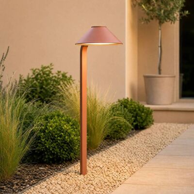 Lindby Capelo LED ground spike light, clay-coloured, 78 cm, IP65, Terracotta, Aluminium, Modern, Path and Bollard Light Lindby Capelo LED ground spike light, clay-coloured, 78 cm, IP65, Terracotta, Aluminium, Modern, Path and Bollard Light