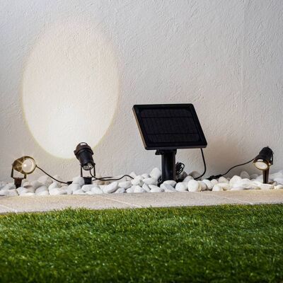 Lindby LED ground spike light Malida, set of 3, black Malida, Black, Aluminium, Modern, outdoor solar light Lindby LED ground spike light Malida, set of 3, black Malida, Black, Aluminium, Modern, outdoor solar light