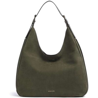 Michael Kors Nolita Large Leather Hobo bag olive Michael Kors Nolita Large Leather Hobo bag olive