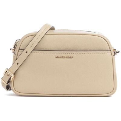 Michael Kors Jet Set Small Leather Crossbody bag beige Michael Kors Jet Set Small Leather Crossbody bag beige