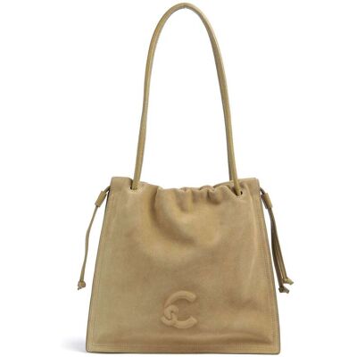 Coccinelle Dulse Leather Bucket bag olive Coccinelle Dulse Leather Bucket bag olive
