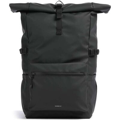 Sandqvist Stream L Rolltop backpack black Sandqvist Stream L Rolltop backpack black