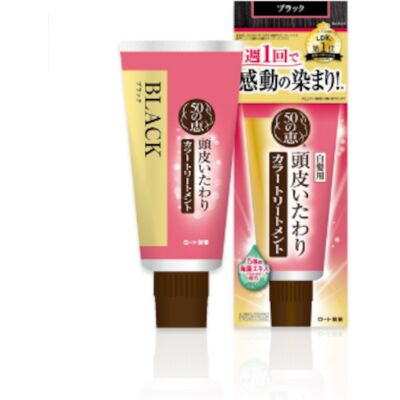 Rohto Mentholatum - 50 Megumi Scalp Care Color Treatment - 150g - Black Rohto Mentholatum - 50 Megumi Scalp Care Color Treatment - 150g - Black
