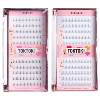 CORINGCO - Toktok-Hara Filter Eyelash (Under Lash) - 200pcs - 7-8mm CORINGCO - Toktok-Hara Filter Eyelash (Under Lash) - 200pcs - 7-8mm