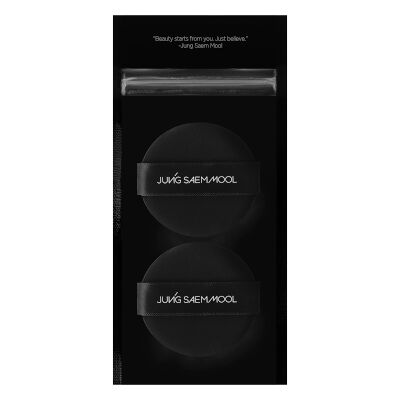 JUNGSAEMMOOL - Cushion Puff Set -2pcs - Black JUNGSAEMMOOL - Cushion Puff Set -2pcs - Black