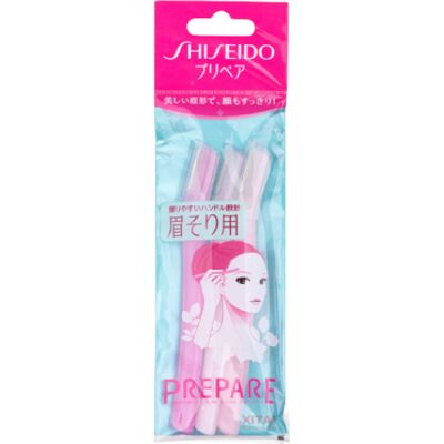 Shiseido - Prepare Eyebrow Razor - 3pcs Shiseido - Prepare Eyebrow Razor - 3pcs