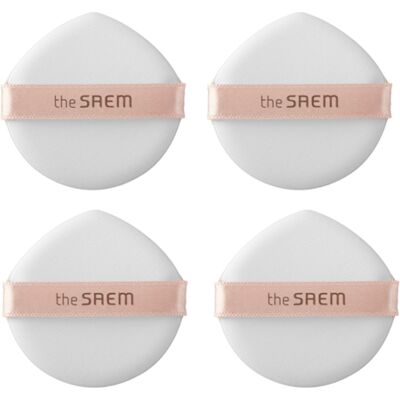 The Saem - Art'Lif Water Drop Cushion Puff - 4pcs The Saem - Art'Lif Water Drop Cushion Puff - 4pcs