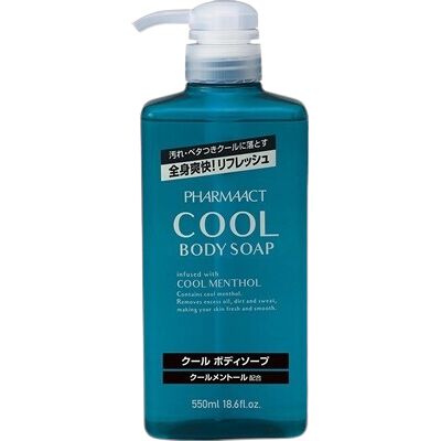 KUMANO COSME - Pharmaact Cool Body Soap - 550ml - Cool Menthol KUMANO COSME - Pharmaact Cool Body Soap - 550ml - Cool Menthol