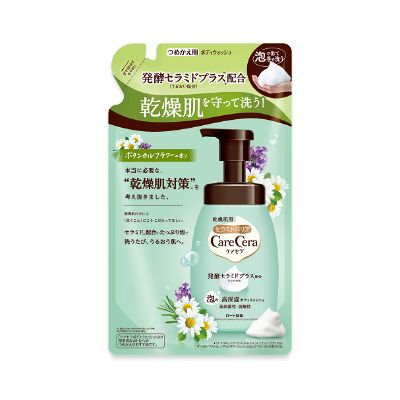 Rohto Mentholatum - Care Cera High Moisturizing Foam Body Wash Refill - 385ml - Botanical Flower Rohto Mentholatum - Care Cera High Moisturizing Foam Body Wash Refill - 385ml - Botanical Flower