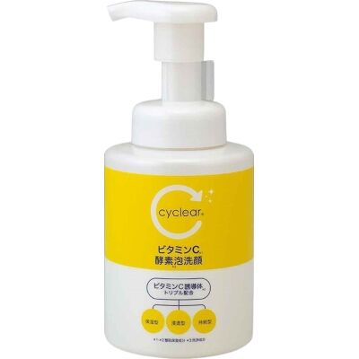 KUMANO COSME - cyclear Vitamin C Enzyme Foam Face Wash - 300ml KUMANO COSME - cyclear Vitamin C Enzyme Foam Face Wash - 300ml