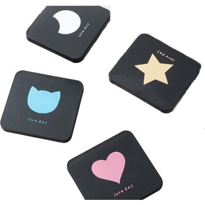 MINGXIER - Cartoon Pocket Mirror (Random Colour) - 1 pc MINGXIER - Cartoon Pocket Mirror (Random Colour) - 1 pc