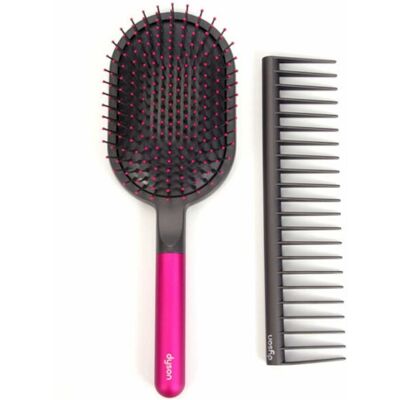 Dyson - Supersonic Paddle Brush & Detangling Comb - 1set - Fuchsia Dyson - Supersonic Paddle Brush & Detangling Comb - 1set - Fuchsia