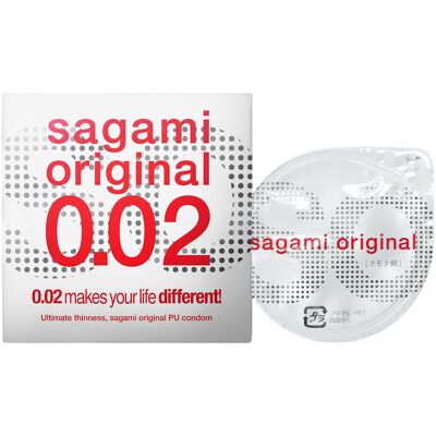 Sagami Original 0.02 - condom - 55 mm (1 piece) Sagami Original 0.02 - condom - 55 mm (1 piece)