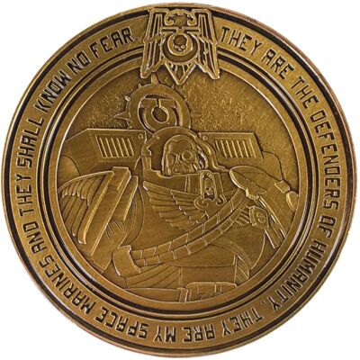 AAA Merchandise Warhammer 40,000: Ultramarines Collectible Coin AAA Merchandise Warhammer 40,000: Ultramarines Collectible Coin