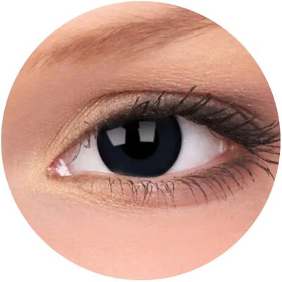 Gelflex Contact Lenses - Black Out - non-prescription daily (2 lenses) Gelflex Contact Lenses - Black Out - non-prescription daily (2 lenses)