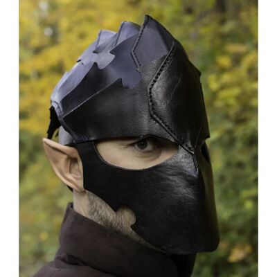 Epic Armoury Assassin Leather Helmet – black Epic Armoury Assassin Leather Helmet – black