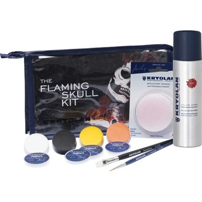 Kryolan Flaming Skull Makeup Kit Kryolan Flaming Skull Makeup Kit