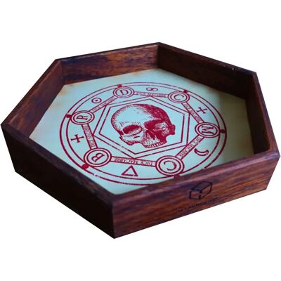 Q-workshop Wooden Dice Tray - Dice Macabre Q-workshop Wooden Dice Tray - Dice Macabre